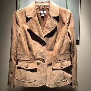 Leather-Suede Ann Taylor LOFT Jacket